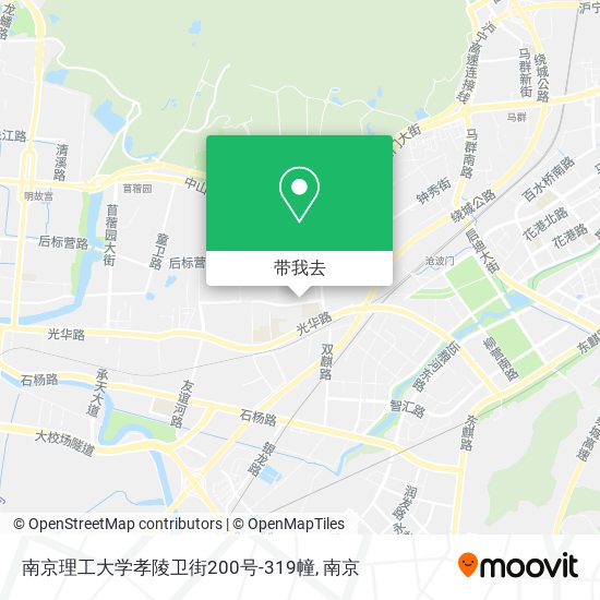 南京理工大学孝陵卫街200号-319幢地图