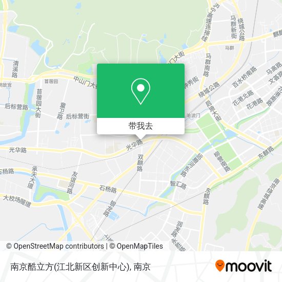 南京酷立方(江北新区创新中心)地图