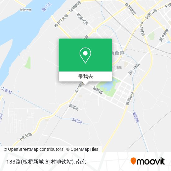 183路(板桥新城-刘村地铁站)地图
