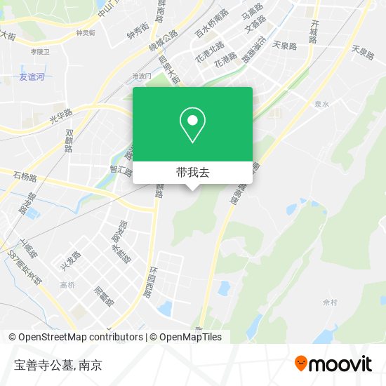 宝善寺公墓地图