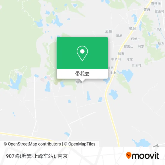 907路(塘箕-上峰车站)地图
