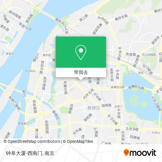 钟阜大厦-西南门地图