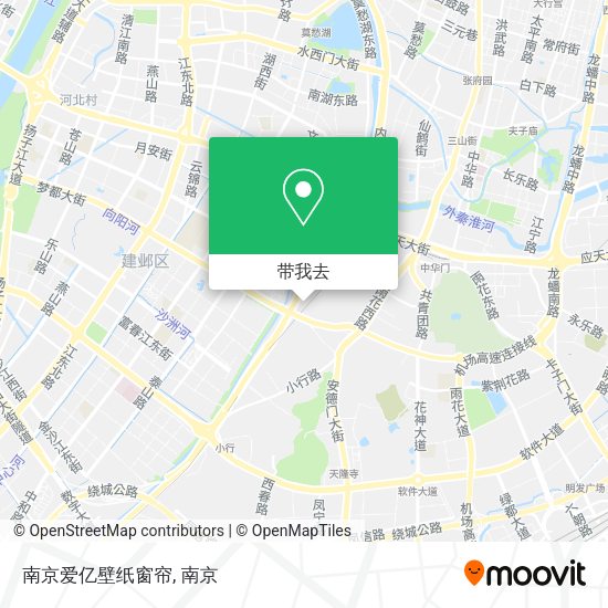 南京爱亿壁纸窗帘地图