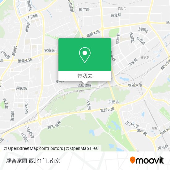 馨合家园-西北1门地图