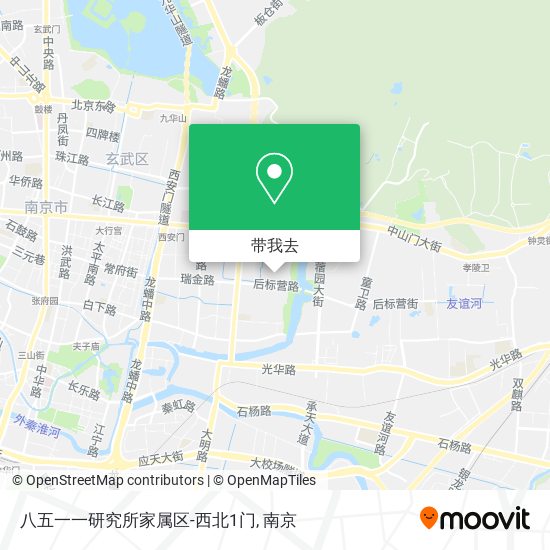 八五一一研究所家属区-西北1门地图