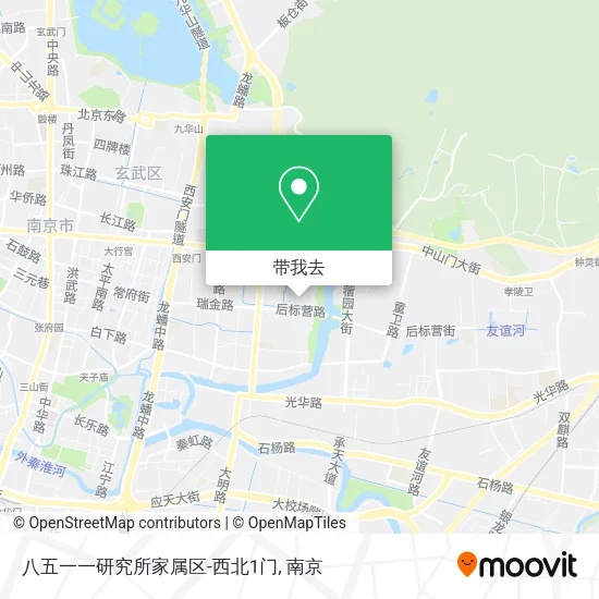 八五一一研究所家属区-西北1门地图