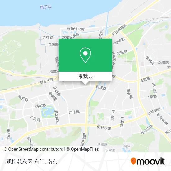 观梅苑东区-东门地图