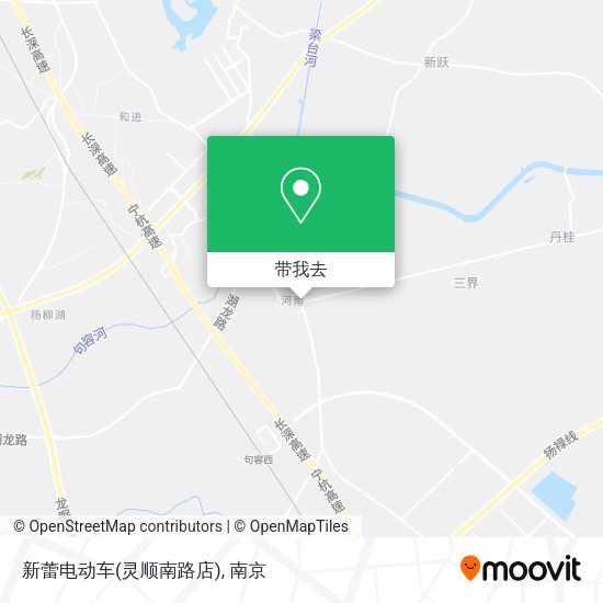 新蕾电动车(灵顺南路店)地图