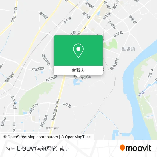 特来电充电站(南钢宾馆)地图