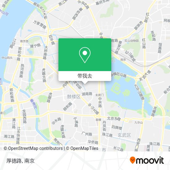 厚德路地图