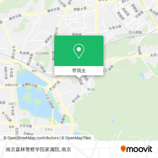 南京森林警察学院家属院地图