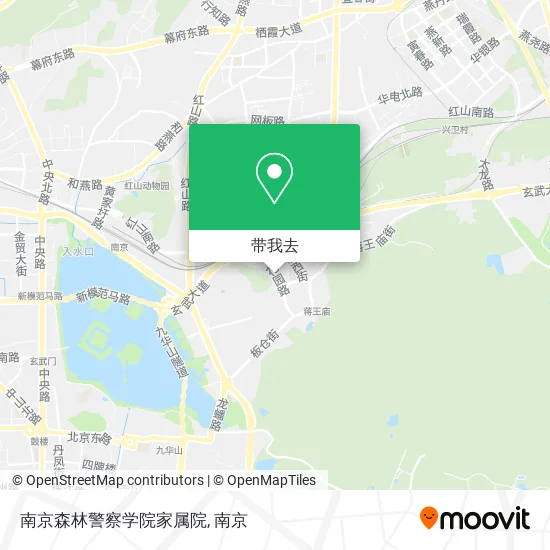 南京森林警察学院家属院地图