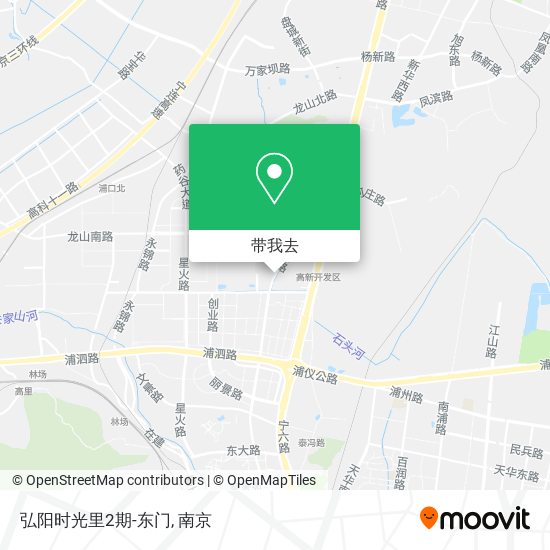 弘阳时光里2期-东门地图