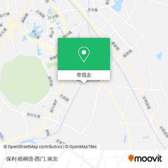 保利·梧桐语-西门地图