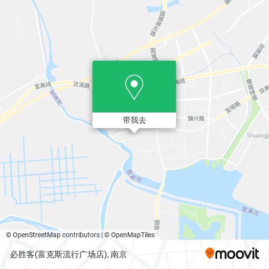 必胜客(富克斯流行广场店)地图