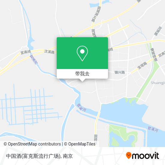 中国酒(富克斯流行广场)地图