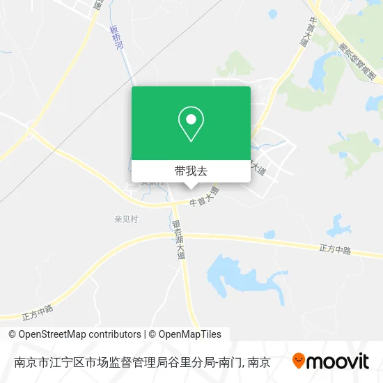 南京市江宁区市场监督管理局谷里分局-南门地图