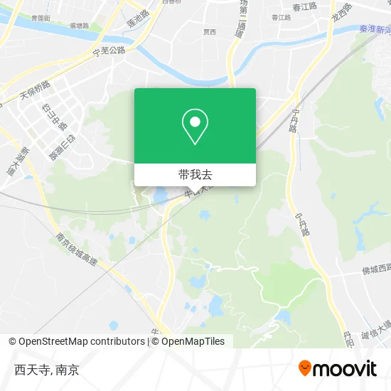 西天寺地图