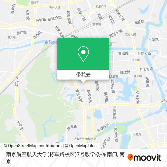 南京航空航天大学(将军路校区)7号教学楼-东南门地图