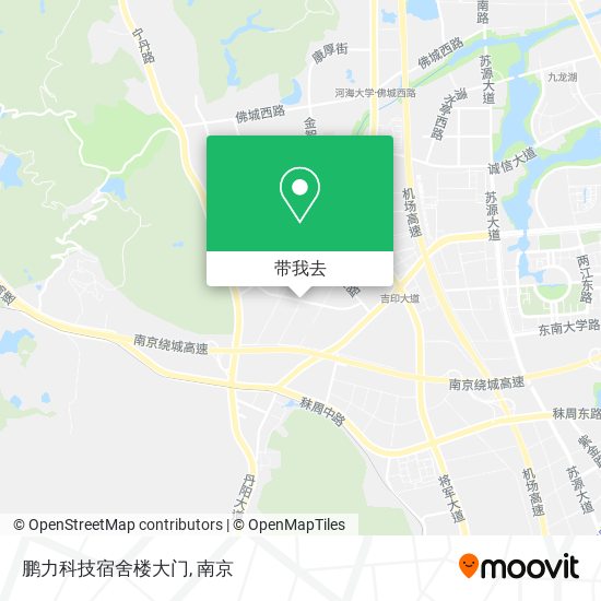 鹏力科技宿舍楼大门地图