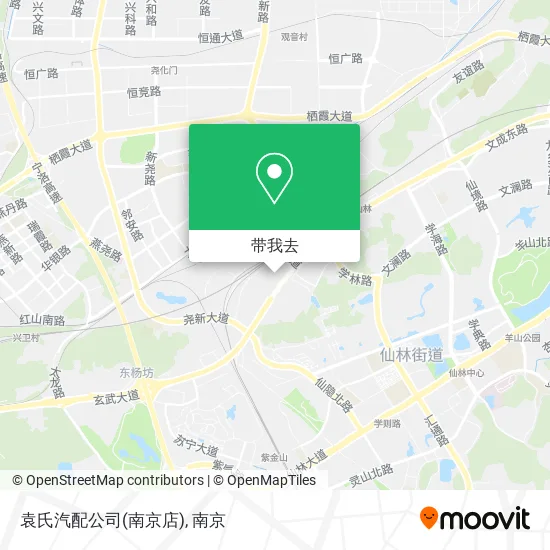 袁氏汽配公司(南京店)地图