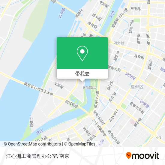 江心洲工商管理办公室地图