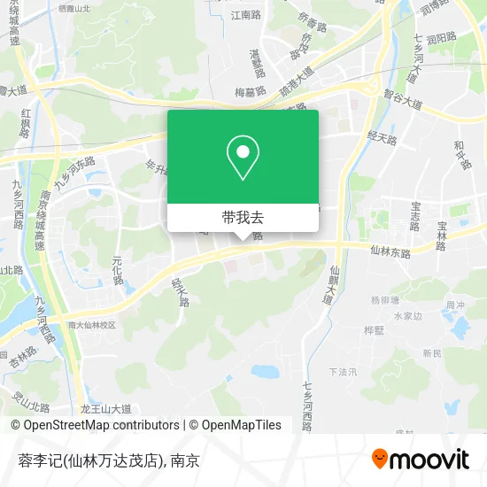 蓉李记(仙林万达茂店)地图