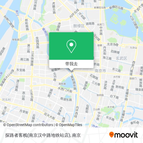 探路者客栈(南京汉中路地铁站店)地图