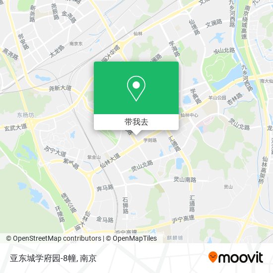 亚东城学府园-8幢地图