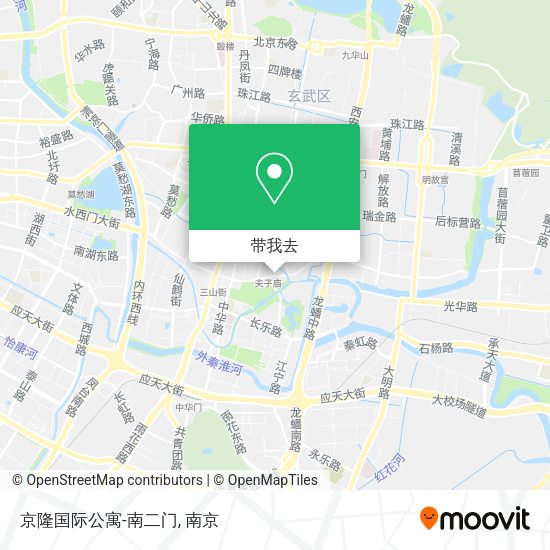 京隆国际公寓-南二门地图