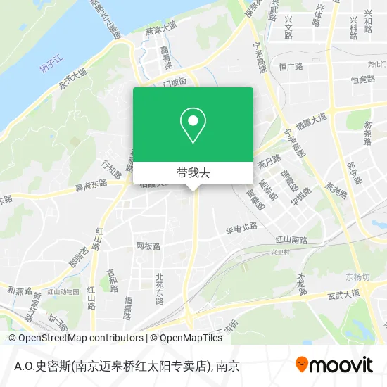 A.O.史密斯(南京迈皋桥红太阳专卖店)地图