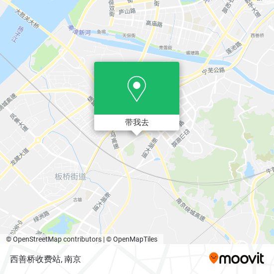 西善桥收费站地图
