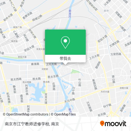 南京市江宁教师进修学校地图