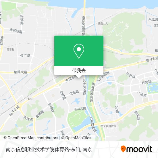 南京信息职业技术学院体育馆-东门地图