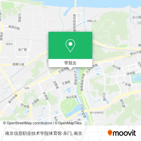 南京信息职业技术学院体育馆-东门地图