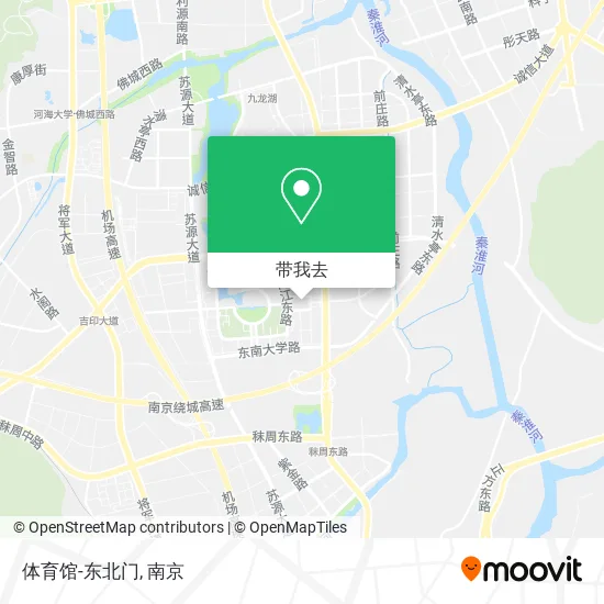 体育馆-东北门地图