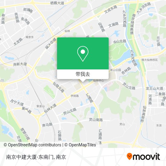 南京中建大厦-东南门地图