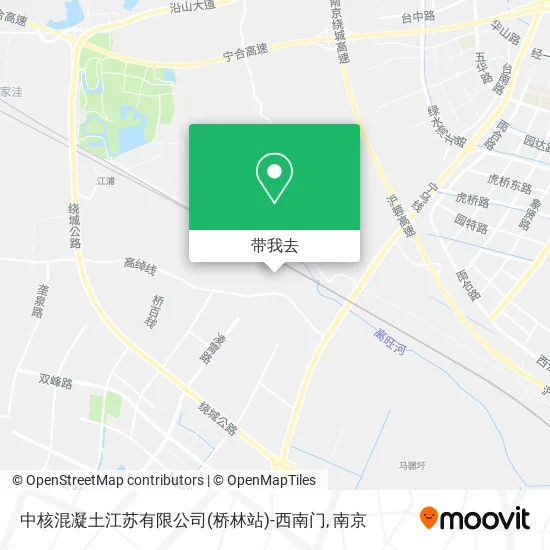 中核混凝土江苏有限公司(桥林站)-西南门地图