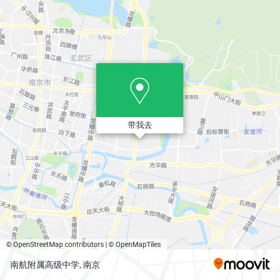 南航附属高级中学地图