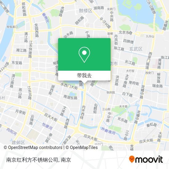 南京红利方不锈钢公司地图