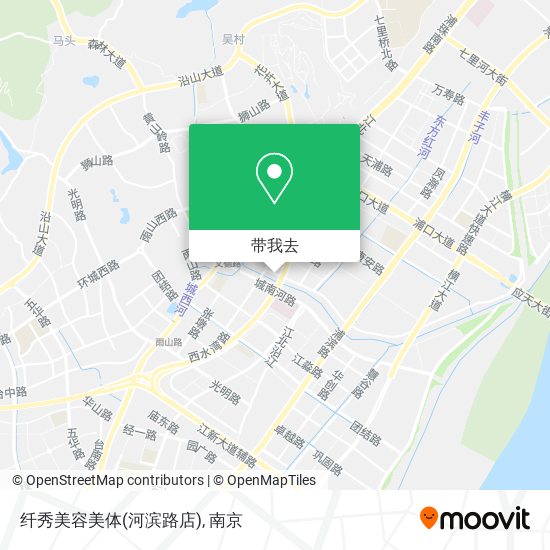 纤秀美容美体(河滨路店)地图