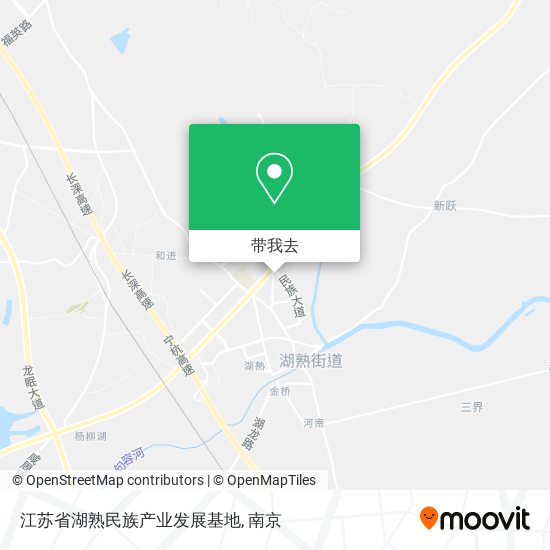 江苏省湖熟民族产业发展基地地图