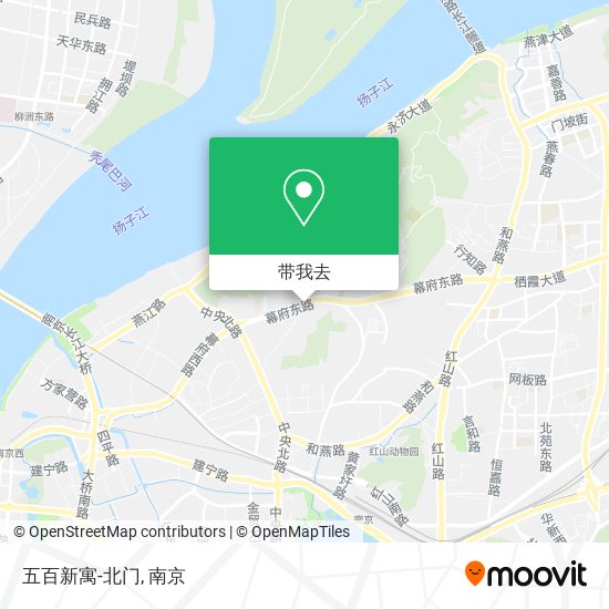 五百新寓-北门地图