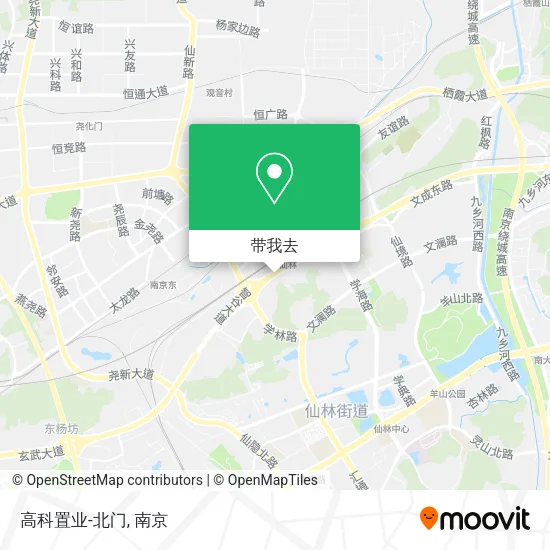 高科置业-北门地图