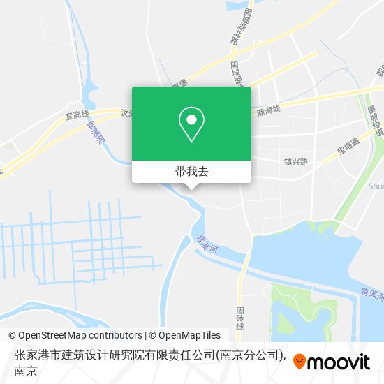 张家港市建筑设计研究院有限责任公司(南京分公司)地图