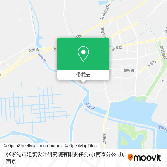 张家港市建筑设计研究院有限责任公司(南京分公司)地图