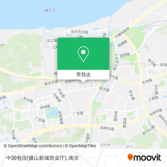 中国电信(摄山新城营业厅)地图