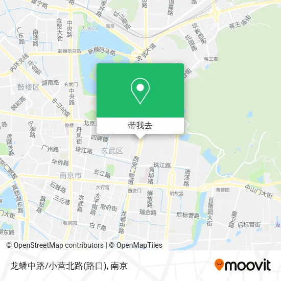 龙蟠中路/小营北路(路口)地图
