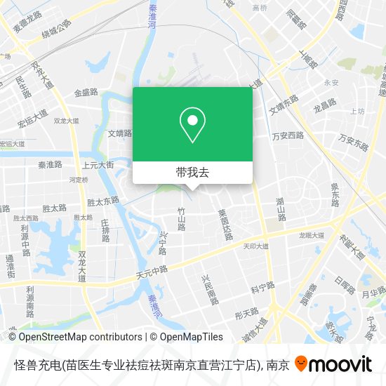 怪兽充电(苗医生专业祛痘祛斑南京直营江宁店)地图