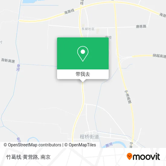 竹葛线·黄营路地图